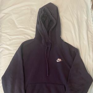 Nike navy blue hooded sweatshirt